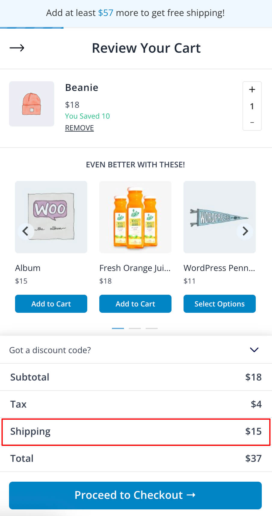 Shipping Cost